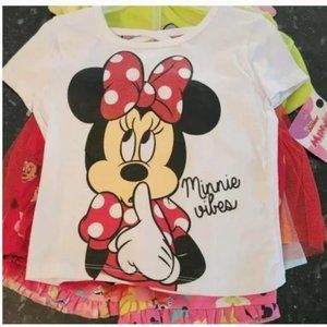 Copy 3 Adorable Disney Minnie Mouse outfits. 24M Nwt